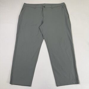 Lululemon Commission Pants Mens 40x28 5 Pocket Chino Olive Performance Stretch